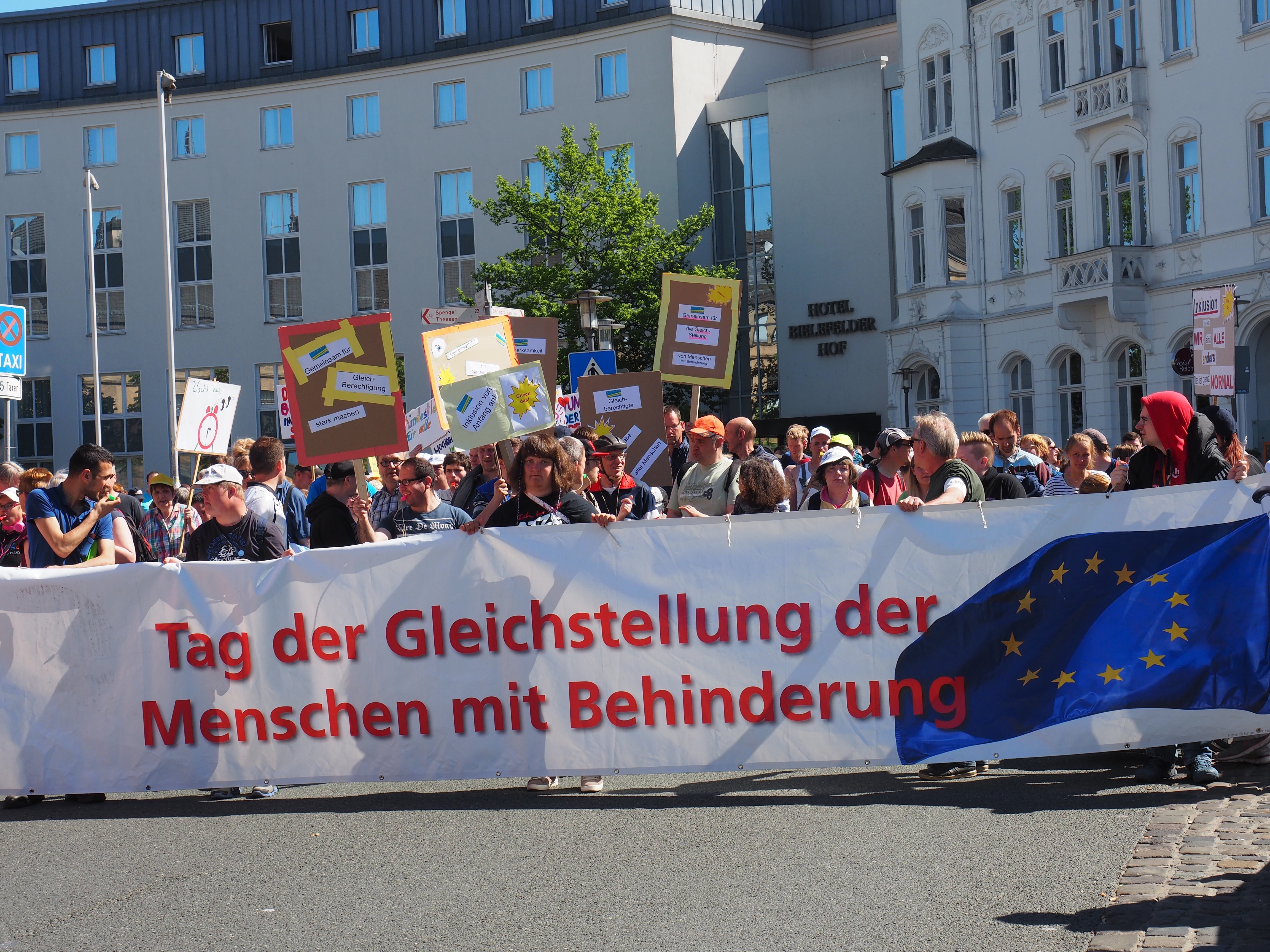 Protestmarsch Bielefeld