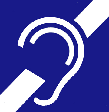 Symbol für Hörschädigung