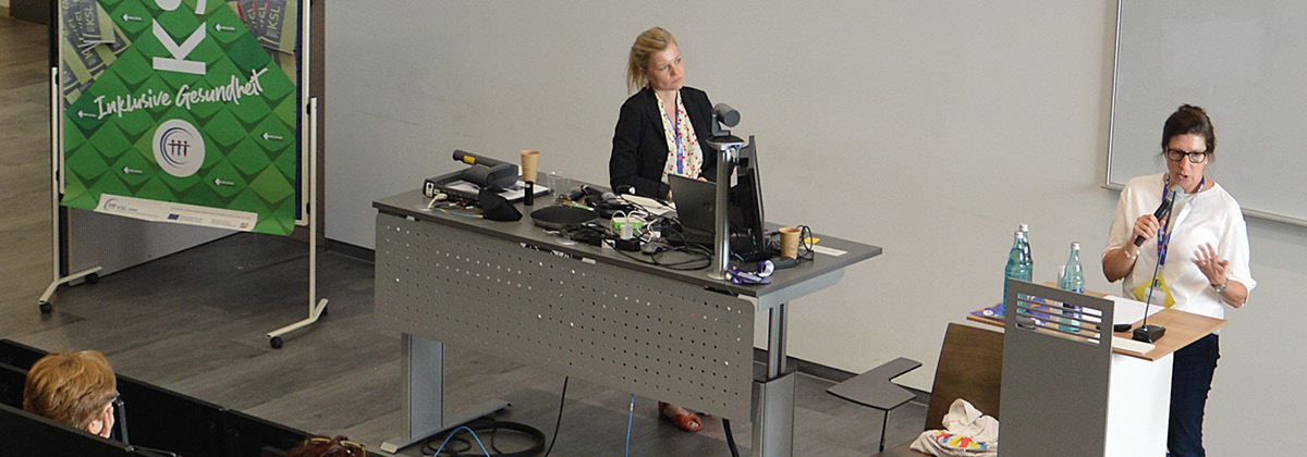 Blick in den Vortrag mit Melanie Ahlke