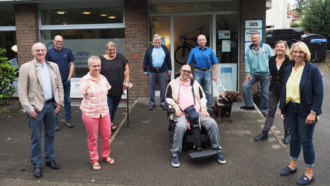 9 Behindertenbeiratsvertreter aus OWL vor dem KSL