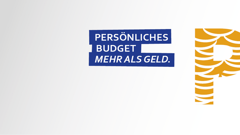 PB-Mehr als Geld - Logo der Kampagne zum Persönlichen Budget