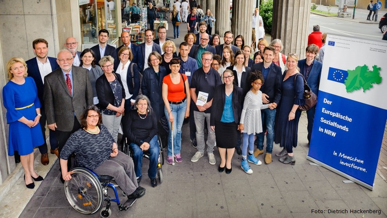 Gruppenfoto Besuch der EU Kommision in Essen