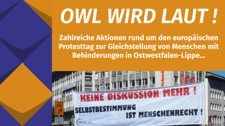 OWL wird laut - Foto von einer Demonstration