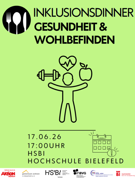 Inklusionsdinner Gesundheit und Wohlbefinden