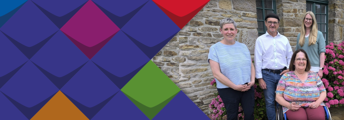 Ulrike Häcker, Ralf Schmiegel, Christiane Rischer und Jennifer Schmandt auf einem Gruppenfoto