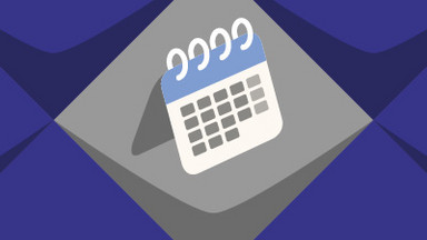 Ein Kalender in einer KSL-Kachel