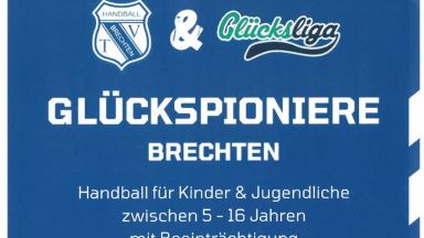 Vereinslogo TV Brechten und Schriftzug Glückslogo - Ausschnitt Flyer