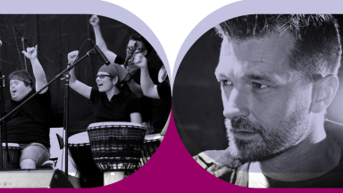 rechts: Rock am Ring; links: Achim Petry