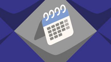 Symbol eines Kalenders