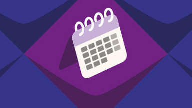 Symbol eines Kalenders in den Farben des KSL Münster