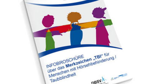 Die Broschüre Merkzeichen TBl in gedruckter Form