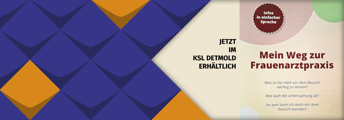 Kommunikationshilfe in einfacher Sprache für den Frauenarztbesuch im KSL Detmold erhältlich