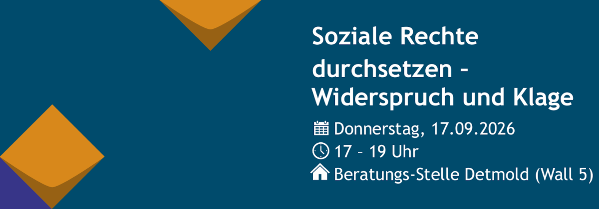 Vortrag KSL Detmold. Soziale Rechte durchsetzen