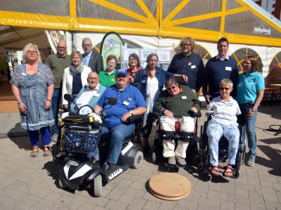 Gruppenfoto Marktplatz Brakel