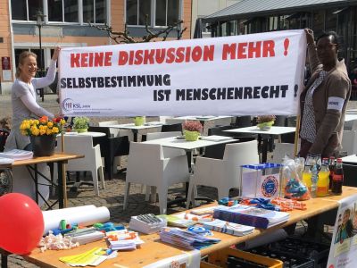 KSL auf dem Protesttag in Herford