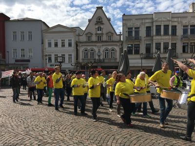 Protestmarsch in Herford