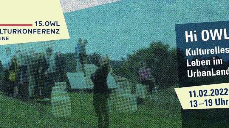 Ankündigungsbild der 15. OWL-Kulturkonferenz am 11.2.2022