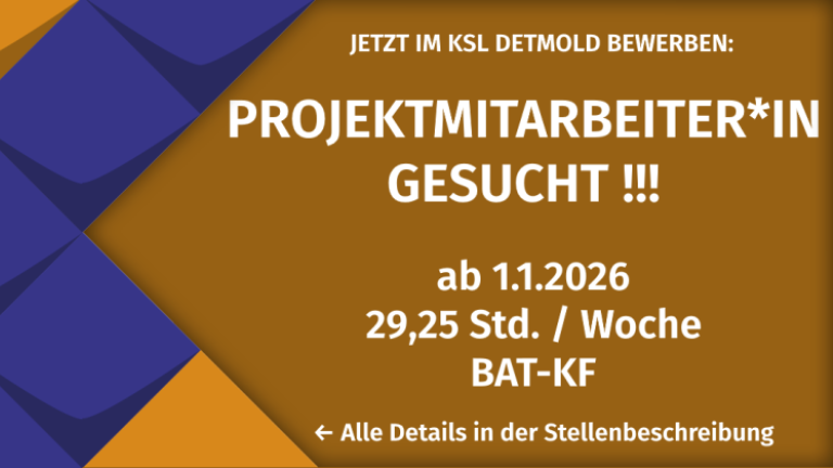 Projektmitarbeiter*in gesucht
