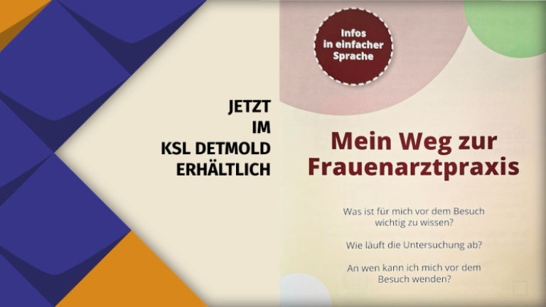 Kommunikationshilfe in einfacher Sprache für den Frauenarztbesuch im KSL Detmold erhältlich